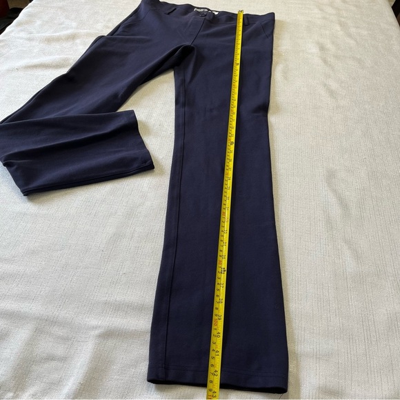Betabrand Women’s Classic Dress Pant Yoga Pant Bootcut Navy Size L - Picture 7 of 13